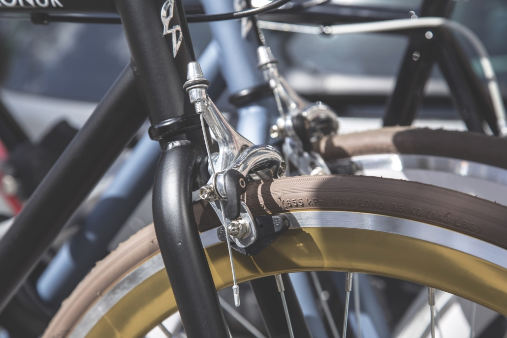bremse fahrrad eine seite an felge