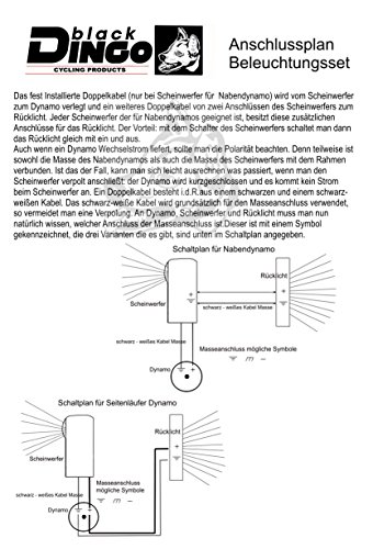 BDCP Seitenläufer Dynamo Lampenset, Halogen Scheinwerfer, Eco-Led Rücklicht - 2