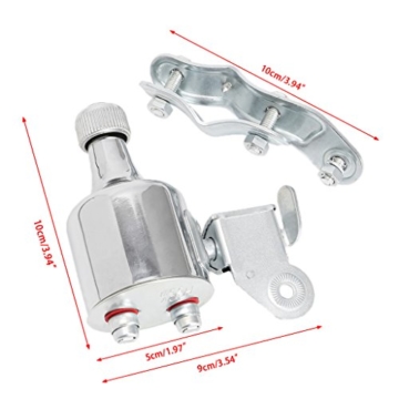 Freshsell Fahrradlichtgenerator 12 V 6 W Dynamo Motorisierter Reibungskopf Rücklicht Kit - 7