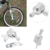 Freshsell Fahrradlichtgenerator 12 V 6 W Dynamo Motorisierter Reibungskopf Rücklicht Kit - 8