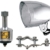 Spot Chrom für Vorderrad mit Kabel + Dynamo METALICO + Halterung 3236 - 1