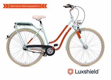 Luxshield Fahrrad Lackschutzfolie für Mountainbike, BMX, Rennrad, Trekkingrad etc. - 21-teiliges Rahmen-Set gegen Steinschlag - Carbon Optik & selbstklebend - 3