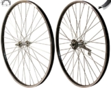 Redondo 28 Zoll Laufrad Set Hinterrad Vorderrad Felge Schwarz Rücktritt Bremse - 1
