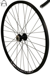 Redondo 28 Zoll Vorderrad Laufrad Fahrrad V-Profil Felge Schwarz 6 Loch Disc - 1