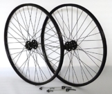 Vuelta 27,5 Zoll 650B Fahrrad Laufradsatz Pro Disc Hohlkammerfelge schwarz Shimano Deore XT756 schwarz NIRO schwarz - 1