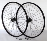 Vuelta 29 Zoll Fahrrad Laufradsatz Pro Disc Hohlkammerfelge schwarz Shimano Deore XT756 schwarz NIRO schwarz - 1