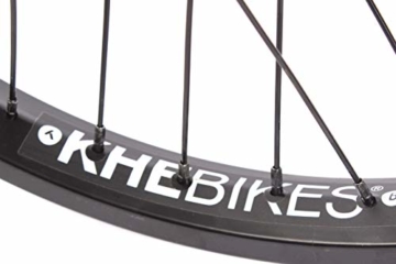 KHE BMX Hinterrad Alu Felge KHE BIG400 36 Loch 14mm schwarz 9 Zähne Ritzel und Felgenband - 4