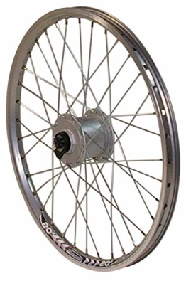 Redondo 20 Zoll Vorderrad Felge Silber Shimano Nexus Nabendynamo DH-C3000 3N QR - 1