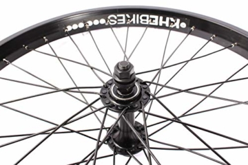 KHE MVP BMX Vorderrad schwarz eloxiert 35mm BIG400 Alu Felge 36 Loch 10mm S/B - 6