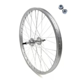 Felge hinten MTB Fahrrad 26 x 1,75 6/7 V. Aluminium, Nabe aus Stahl, Befestigungsmuttern im Lieferumfang enthalten, Fahrradteile - 1
