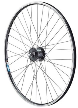 Vuelta Fahrradfelge 28 Zoll Vorderrad inkl.Nexus DHC30003NNAL VA - Made in Germany Vorderrad Felge Schwarz, V-Brakes/Felgenbremse, 622x19C Hohlkammer-Felge 1603g, MTB Fahrradfelgen Cut 19 - 1